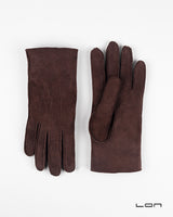 Shearling handschoenen