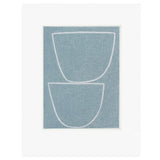 Close-up serigraphy print 'Lineair Drawing No 17' crafted by Emma Lawrenson without frame.