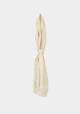 Beige Linen Scarf.